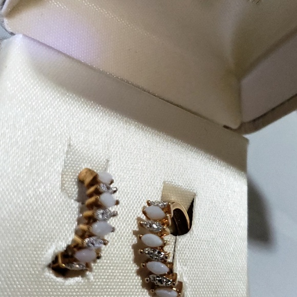 EARINGS OPALS - Picture 3 of 3